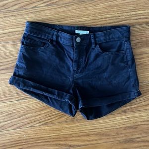 H&M Cuffed Navy Blue Shorts Size 4